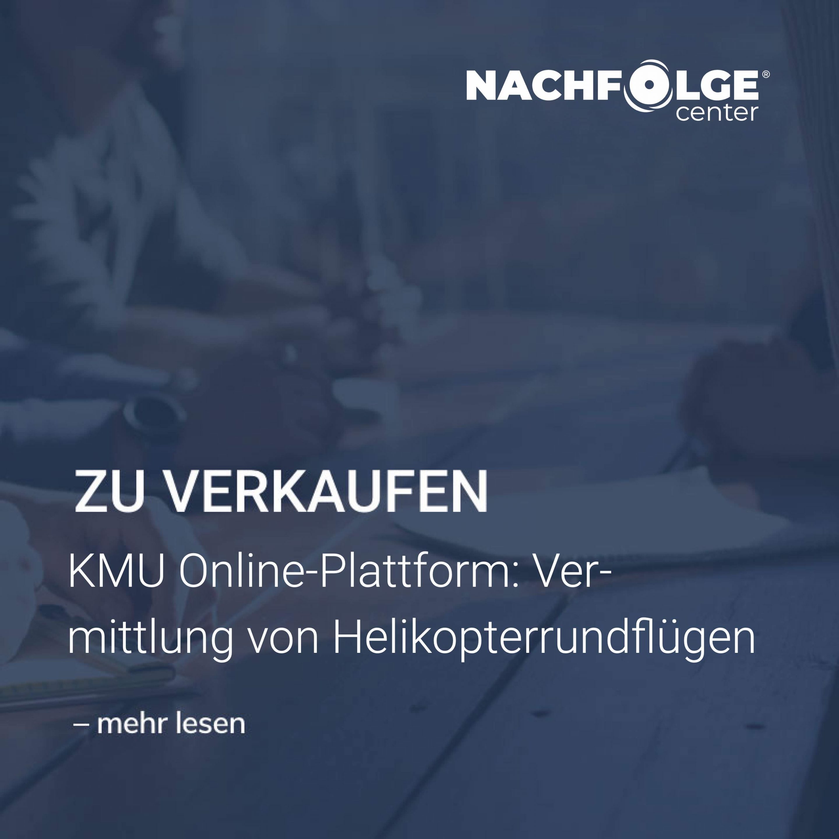 KMU Online-Plattform: Vermittlung von Helikopterrundflügen